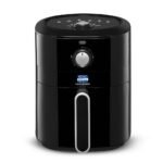 KENT Classic Hot Air Fryer 4L 1300 W | 80% Less Oil | Instant Electric Air Fryer | Auto Cut Off | Fry, Grill, Roast, Steam, and Bake | 1 Year Warranty | Black