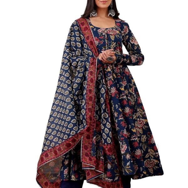 KLOSIA Women's Viscose Kurta and Pant with Dupatta Set