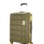 Kamiliant American Tourister Large Harrier Zing 78 Cms Check-in (PP) Hard Sided 8 Wheels Spinner Luggage/Suitcase/Trolley Bag (Military Olive) (Double Wheel), Large