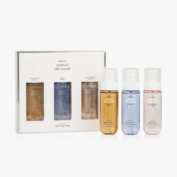 Kimirica Around the World Perfume Body Mist Gift Set, Set of 3