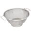 Kuber Industries Big Stainless Steel Colander Strainer Drainer with Handle (Silver)