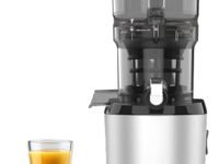 Kuvings AUTO 6 Cold Press Juicer (2024 Launch), Ultimate Hands-Free Whole Slow Juicer, Just Load Ingredients & Extract Juice at Press of a Button, Auto Cutting, 12 Years Warranty (AUTO 6 Silver)