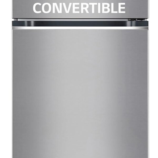 LG Smart Choice, 380 L, 3 Star, Frost-Free Smart Inverter Double Door Refrigerator (GL-S412SPZX, Shiny Steel, Convertible with Express Freeze)