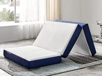 LOOM & NEEDLES Folding & Tri-fold Memory Foam Mattress, Medium Firm, Foldable, Guest Beds, Camp Portable Travel Mattresses, 72x36x4 Inches