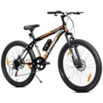 Leader Beast 26T Multispeed (7 Speed) Mountain Bike with Front Suspension & Dual Disc Brake - MATT_Black_SEA Green, Ideal for 12 + Years,Mountain Bike,Mens,Front,18 inches