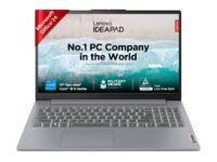 Lenovo IdeaPad Slim 3 12th Gen Intel Core i5-12450H 15.6 inch (39.6cm) FHD Laptop (16GB RAM/512GB SSD/Windows 11/Office Home 2024/1Yr ADP Free/Grey/1.62Kg), 83ER00KPIN