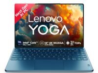 Lenovo Yoga Slim 9 Intel Evo Core Ultra 7 258V Touchscreen Laptop (32GB RAM/1TB SSD/14 (35.5cm)/4K WQUXGA OLED/AI PC/Lenovo AI Now/Copilot+ PC/Windows 11/Office 2024/1Yr ADP/Teal/1.2Kg), 83CX002LIN