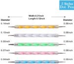 Levin THE NEXT LEVEL IN OFFICE STATIONERY Mandala Dotting Tools for Painting, Rock Paint Kits, Nail Art, Polymer Clay, DIY Supplies with Ball Stylus Pen, Metal Ball Tool - 13 Pieces (Multicolour)