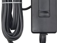 Leviton Table Top Plug in Lamp Dimmer for Dimmable LED, Halogen and Incandescent Bulbs, TBL03-10E, Black