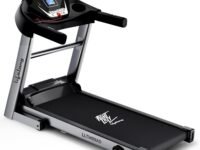 Lifelong FitPro LLTM09AD (4HP Peak) Motorized Treadmill for Home Use | 0.8–12 km/h Speed, 3-Level Incline, 12 Preset Programs | Foldable Soft-Drop, Whisper-Quiet DC Motor, Bluetooth & Speakers