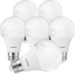 Linkind A19 LED Light Bulb, 60W Equivalent, 2700K Soft White Light Bulbs, 800 Lumens 8.5W Non-Dimmable LED Bulbs, E26 Standard Base, Energy Efficient for Bedroom Home Office, 6 Packs