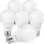 Linkind A19 LED Light Bulb, 60W Equivalent, 2700K Soft White Light Bulbs, 800 Lumens 8.5W Non-Dimmable LED Bulbs, E26 Standard Base, Energy Efficient for Bedroom Home Office, 6 Packs