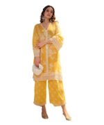 LookMark Women Cotton Blend Kurta and Pant - Suitable For Every Indian Occasion