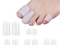 MAYCREATE® 10Pcs Soft Gel Toes Protector Toe Separator for Women Men, Protective Toe Caps Sleeves Tube Guards for the Recovery of Corns, Blisters, Hammer Toes, Toenails Missing/Ingrown