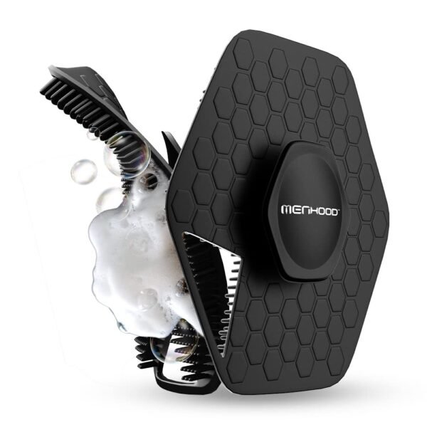 MENHOOD The Scoob, The Premium Silicone Scrubber for Nourishing, Cleaning & Exfoliating Your Skin - Long Lasting, Re-Usable, Ergonomic Anti-Slip Handle, Easy to Clean & Durable - Pack of 2