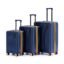 MOKOBARA Polycarbonate The Transit Speed_Wheel Luggage/Trolley Bag Poly-Carbonate Hard Sided 8 Silent Ninja Wheels (We Meet Again Sunray (Limited Edition), Set of 3),Blue, 54, 64 & 74 cm