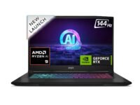 MSI Katana A17 AI, AMD 8th Gen. Ryzen 9 8945HS,Built-in AI, 44CM Laptop(16GB/1TB NVMe SSD/Windows 11 Home/Nvidia GeForce RTX4050, 6GB GDDR6/Black/2.6Kg), B8VE-884IN