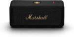 Marshall Emberton II Portable Bluetooth Speaker, Black & Brass
