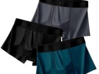 Men’s Anti-Bacterial Airsoft Trunk | Regular Fit Nylon Underwear | Breathable & Moisture-Wicking | Multicolor Pack of 3