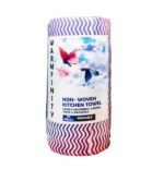 Multipurpose Kitchen Roll/Tissue/Towel Washable & Quick-Dry Non-Woven cloth, Dish Towel, for Kitchen Cleaning, Home Cleaning Super Absorbent Reusable Tissue Roll 80 Pulls in each roll (1)