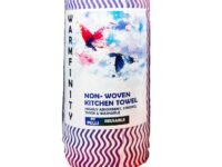 Multipurpose Kitchen Roll/Tissue/Towel Washable & Quick-Dry Non-Woven cloth, Dish Towel, for Kitchen Cleaning, Home Cleaning Super Absorbent Reusable Tissue Roll 80 Pulls in each roll (1)