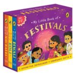 My Little Book of Festivals (Boxset) : Illustrated board books on the Indian festivals of Diwali, Holi and Navratri | Hindu mythology for kids age 3+