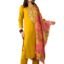 Naixa Women's Rayon Embroidered Straight Kurta with Pant and Dupatta (Available in Plus Size)