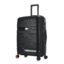 Nasher Miles Paris Hard-Sided Polypropylene Check-in 8 Spinner Wheel Luggage Black 28 Inch |75Cm Trolley Bag