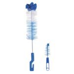 Naughty Kidz Bottle Cleaning and Nipple Cleaning Sponge Brush for Bottle Cleaning Nipple Cleaning and Baby Accessories (Blue, Pack of 1)