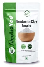 NeutraVed Bentonite Clay Powder Face Mask For Skin & Hair| Detoxifying, Skin pH Face Pack 100g