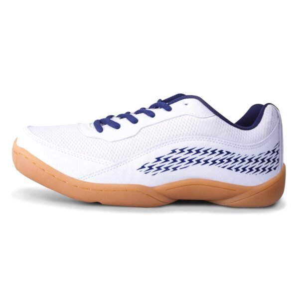 Nivia Flash 2.0 Badminton Shoes for Men | Your Go-to Shoe for Pickleball, Padel, and All Court Sports | Badminton Sports Shoes | (Blue/White/Sky Blue)