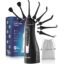 ORACURA® OC200 Dental PRO Smart PLUS Water Flosser® Black, 8 Nozzle Tips, Portable & Rechargeable, Custom 8 Water Pressure Settings, 200ml Tank Capacity, IPX7 Waterproof, 365 Days Warranty