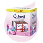 Odonil Bathroom & Toilet Air Freshener Blocks - 288g (72g x 4) | Infused with Essential Oils | Germ Protection |Long Lasting | Lasts Up to 45 days | Air Freshener for Bathroom, Toilet, Home & Office