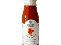Orchard Lane Healthy Tomato Ketchup sweetened with Jaggery | Family Ketchup for kids & adults| No Chemicals or Preservatives | Low Calorie | Breakfast, Snacks, Tiffin| 350 gm Glass bottle guarantee in case of breakage