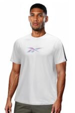 Reebok Men’s ColourBurst Vector Performance T-Shirt, Moisture Wicking Activewear Tee with Bold Graphic Design