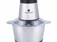 SKYTONE Electric Chopper, Meat Chopper With Stainless Steel Bowl Heavy 700W Motor - 2 Speed Modes For Kitchen Food Processor, Meat, Vegetables, Onion, Mince (2L)
