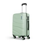 Safari Persia 8 Wheels 65cm Check-in Trolley Bag Hard case Polycarbonate 360 Degree Wheeling System Luggage, Suitcase for Travel, Jade Green, Medium