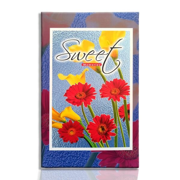 Sehaz Artworks Baby Photo Album 4x6 Holds 204 Photos | Photo Album Book | Polaroid Sweet Flower Photo Albums