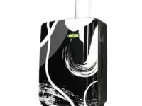 Skybags Splash Trolley Bag 55, 65 & 75cm | Cabin, Check-in | Printed Hard Luggage | Smooth 8-Wheel Suitcase | Combination Lock with Sturdy Zipper | 5 Years International Warranty - Unisex