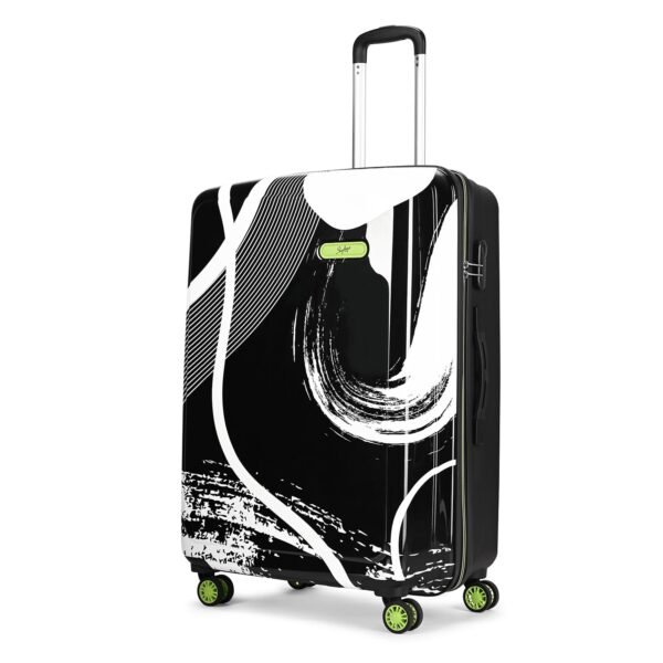Skybags Splash Trolley Bag 55, 65 & 75cm | Cabin, Check-in | Printed Hard Luggage | Smooth 8-Wheel Suitcase | Combination Lock with Sturdy Zipper | 5 Years International Warranty - Unisex