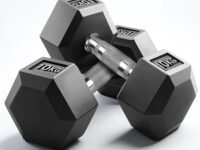 Slovic Dumbbell Set 20 KG (10 KG x 2) | Hexa Dumbbells Set for Home Workout | 20 KG Dumbbells Pair for Exercise | Gym Equipment for Home Workout | Anti Skid Rubber Dumbbells
