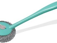 Spotzero By Milton Kitchen Cleaning Handy Scrubber Stainless Steel Scorer | Ergonomic Design for Tough Stains | Ideal for Metal Sink Cleaning, Cookware | Durable & Rust-Free
