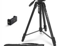 Syvo S -1000 PRO 67 Inch (170CM) Tripod for DSLR, Camera | Operating Height: 5.57 Feet| Maximum Load Capacity up to 5kg | Portable Lightweight Aluminum Tripod 360 Degree Ball Head | Carry Bag (Black)