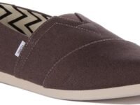TOMS Women's, Alpargata Rope Espadrille Slip-On, Ash Grey Recycled Cotton Canvas, 9.5