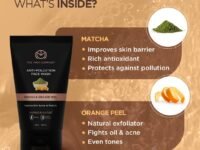 The Man Company Anti-Pollution Face Wash - 100ml*2 | Removes Dirt & Impurities | Fights Blackheads, Whiteheads, Dark Spots, Acne & Pimples | Enriched with Orange Peel & Matcha