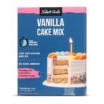 The Select Aisle’s Eggless Vanilla cake mix - 365g [ Frosting Mix and Sprinkles Included|Just add oil and water | Eggless Cake premix | Instant mix | Classic Vanilla cake mix]