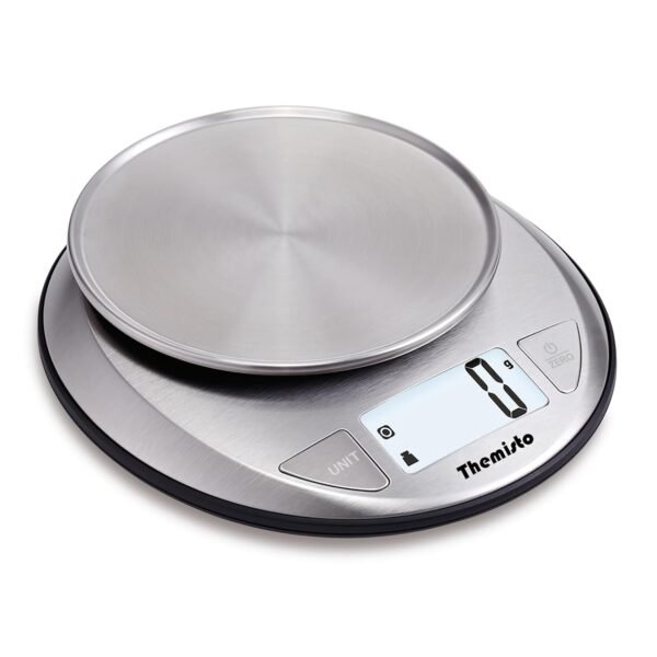 Themisto TH-WS20 Digital Kitchen Weighing Scale Stainless Steel (5Kg)