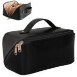Travel Cosmetic Bag Women's Makeup Large Capacity Portable PU Leather Multifunctional Storage Organizer Bag