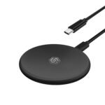 UNIGEN UNIPAD 200 Wireless Charger, 15W Qi Fast Wireless Charging Pad [Type-C to C Cable] Compatible with All Wireless Enabled Smartphones & Earbuds-Black