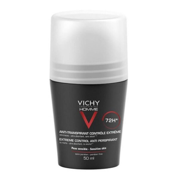 VICHY HOMME Roll-on Deodorant for Sensitive Skin 50ML 1.69 FL OZ